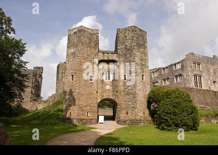 Berry Pomeroy Castle Stockfoto