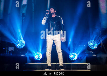 Glasgow, Vereinigtes Königreich. 6. Dezember 2015. Duran Duran führen bei Glasgow SSE Hydro auf Sonntag, 6. Dezember 2015 während der Papier-Götter-Tour. Bildnachweis: John Graham / Bassline Bilder/Alamy Live News Stockfoto
