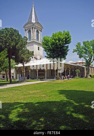 Topkapi-Palast (Sarayi) Divan zweiten Innenhof Istanbul Türkei Stockfoto