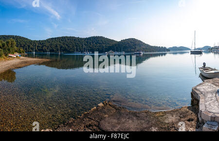 Adriatischen Landschaft am Morgen Stockfoto