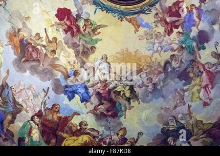 Freskomalerei an der Decke von der Cathedral of St. Martin in Lucca