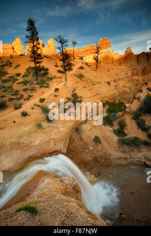 Wasserfälle auf Tropic Graben. Bryce National Park, Utah Stockfoto