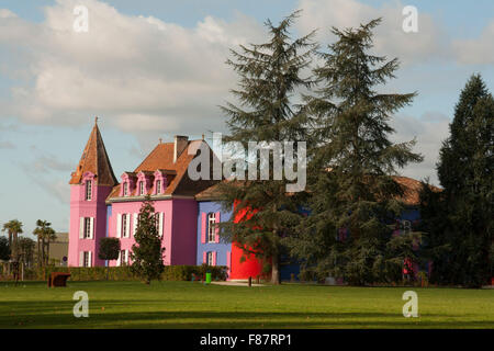 Chateau Le Stelsia Chateau Saint-Sylvestre-Sur-Lot Lalande Stockfoto