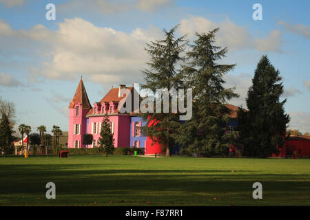 Chateau Le Stelsia Chateau Saint-Sylvestre-Sur-Lot Lalande Stockfoto