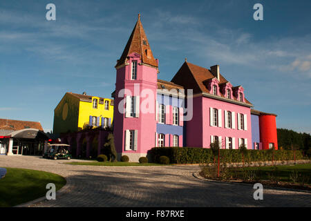 Chateau Le Stelsia Chateau Saint-Sylvestre-Sur-Lot Lalande Stockfoto