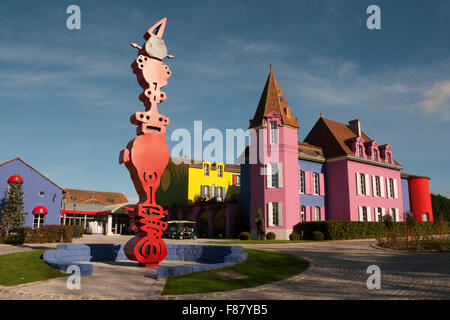 Chateau Le Stelsia Chateau Saint-Sylvestre-Sur-Lot Lalande Stockfoto