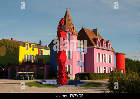 Chateau Le Stelsia Chateau Saint-Sylvestre-Sur-Lot Lalande Stockfoto