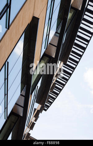 Moderne Architektur in London - Detail. Stockfoto