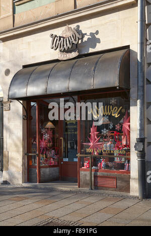 Polen Krakau Wawel Schokolade Sweet Shop Hauptmarkt Rynek Glowny Stockfoto