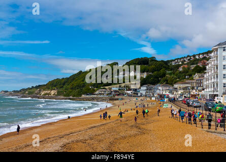 Der Strand von Ventnor ein Badeort an der Südküste von der Isle Of Wight im südlichen England UK Stockfoto