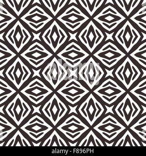 Kaleidoskop abstrakte nahtlose Hintergrund basierend auf Zebrastreifen. Schöne natürliche Muster. Stockfoto