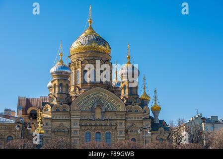 Kirche der Dormitio in Sankt Petersburg, Russland Stockfoto