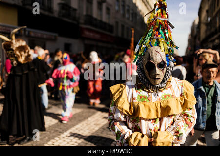 Internationale Festival iberischen Maske, Lissabon, Portugal Stockfoto