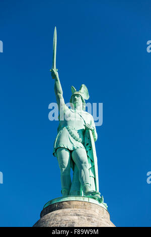 Das berühmte Hermannsdenkmal im Teutoburger Wald bei Detmold, Deutschland Stockfoto