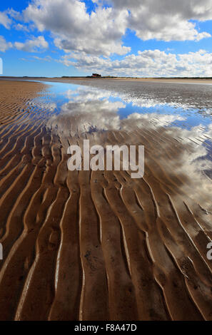 Brancaster Strand an der Küste von North Norfolk. Stockfoto