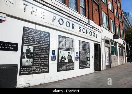 Die Arme Schule - Schauspielschule in King's Cross, London, UK Stockfoto