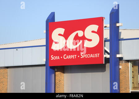 SCS-Zeichen Stockfoto