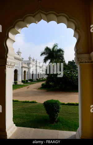 Der schöne Chowmahalla Palast in Hyderabad, Indien. Stockfoto