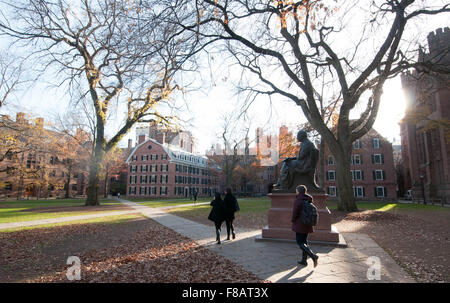 Yale University Campus, New Haven, Connecticut, USA, im Herbst Stockfoto