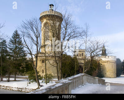 Österreich, Niederösterreich, Laxenburg Bei Wien, Franzensburg Im Park von Schloss Laxenburg Stockfoto