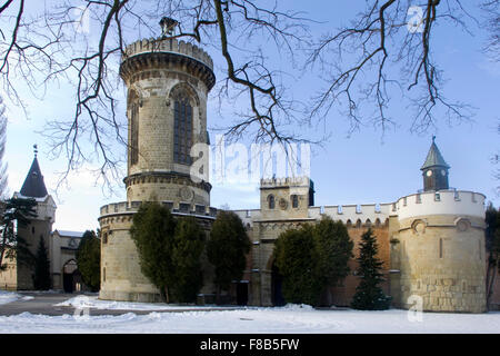 Österreich, Niederösterreich, Laxenburg Bei Wien, Franzensburg Im Park von Schloss Laxenburg Stockfoto