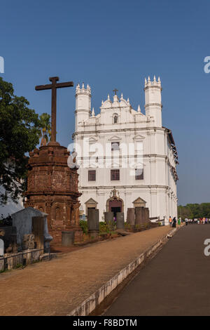 Kirche des Heiligen Franziskus von Assisi alten Goa Indien Stockfoto