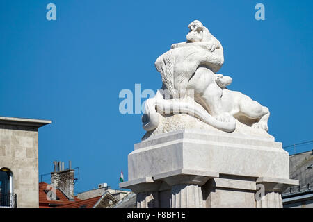 Die Tisza-Statue in Budapest Stockfoto