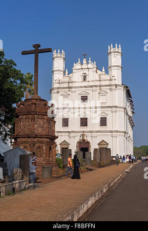 Kirche des Heiligen Franziskus von Assisi alten Goa Indien Stockfoto