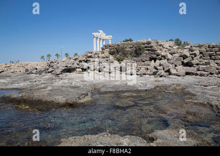 Tempel des Apollo, Seite, Seite Belediyesi, Antalya, Türkei Stockfoto