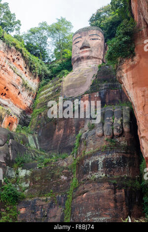 Leshan Giant Buddha Provinz Sichuan China LA008729 Stockfoto