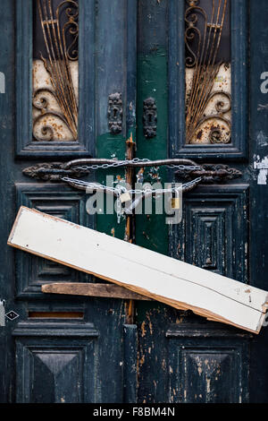 Vorhängeschloss. Stockfoto