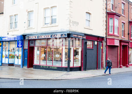 Cook's Corner Cafe Charakter traditionell Stockfoto