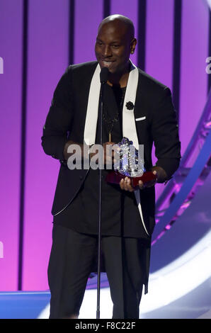 2015 Soul Train Music Awards zeigen in der Orleans Arena mit: Tyrese wo: Las Vegas, Nevada, Vereinigte Staaten, wann: 7. November 2015 Stockfoto