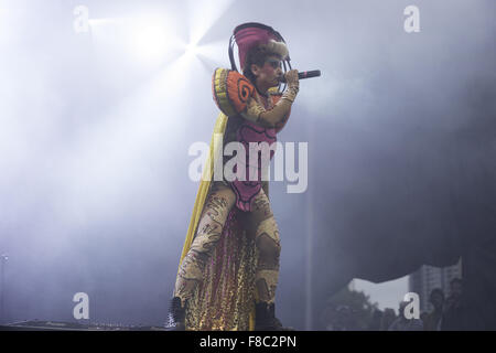 Spaß Spaß Spaß Fest Musik und Comedy Festival - Tag 1 - Auftritte Featuring: Pfirsiche wo: Austin, Texas, USA als: 6. November 2015 Stockfoto