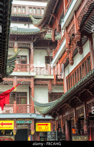 Yu Yuan Garten Basar, Altstadt von Shanghai, China Stockfoto