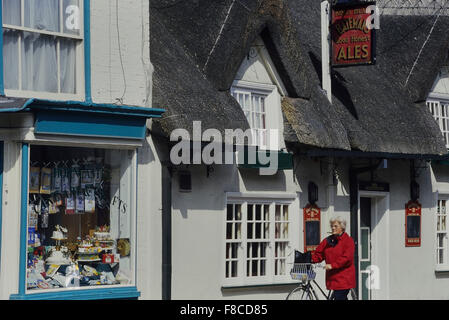 Strohdach Pub in Horncastle. Lincolnshire Stockfoto