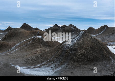 Schlammvulkan in Gobustan in Aserbaidschan Stockfoto