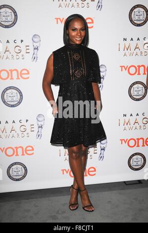 Beverly Hills, CA. 8. Dezember 2015. Tika Sumpter bei der Pressekonferenz für 47. NAACP Image Awards Nominierung Ankündigung, The Paley Center for Media, Beverly Hills, CA 8. Dezember 2015. Bildnachweis: Elizabeth Goodenough/Everett Collection/Alamy Live-Nachrichten Stockfoto