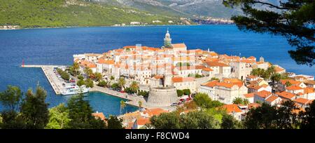 Insel Korcula, Dalmatien, Kroatien, Europa Stockfoto