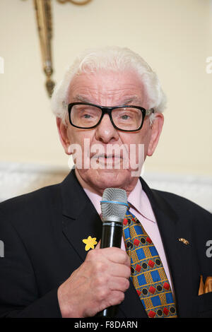 Barry Cryer am literarischen Oldie Mittagessen 12.08.15 Stockfoto