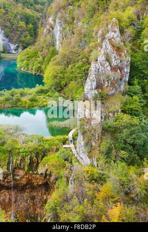 Kroatien - Nationalpark Plitvicer Seen (Plitvicka Jezera), Plitvice, UNESCO Stockfoto