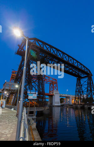 La Boca in der Nacht in Buenos Aires, Argentinien Stockfoto