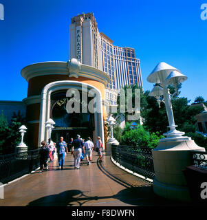 Las Vegas, Nevada, USA - Wynn Esplanade Eingang im Wynn Las Vegas & Encore Resort Hotel auf dem Strip (Las Vegas Boulevard) Stockfoto