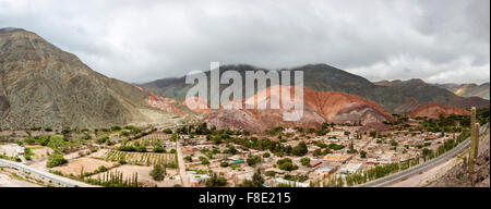 Sieben Farben Bergen in Purmamarca, Argentinien Stockfoto