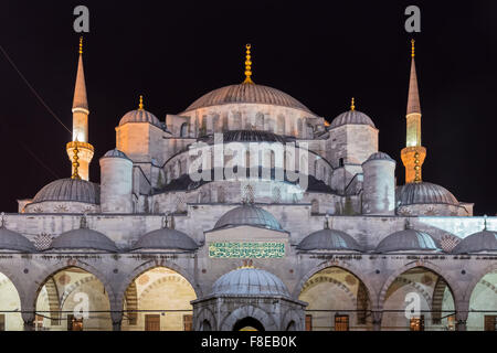 Blaue Moschee (Sultanahmet Camii), Istanbul, Türkei Stockfoto