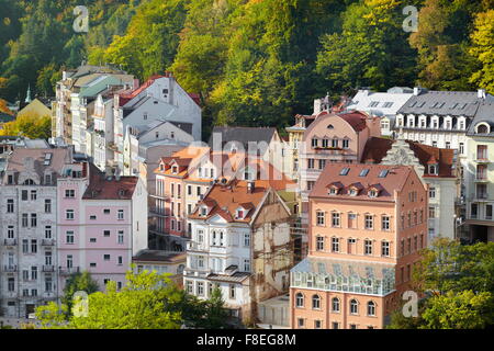 Karlovy Vary Spa, Tschechische Republik Stockfoto
