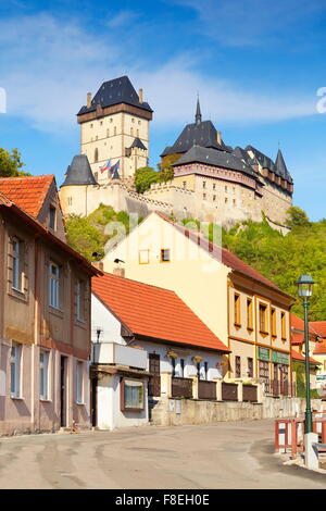Karistejn Burg, Tschechische Republik, Europa Stockfoto