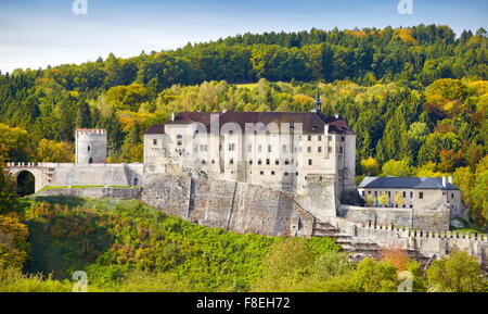 Schloss Cesky Sternberk, Tschechische Republik, Europa Stockfoto