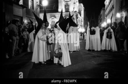 Segovia, Provinz Segovia, Spanien. Ostern 1993. Osterprozession, Semana Santa Prozession in Segovia, Spanien Stockfoto