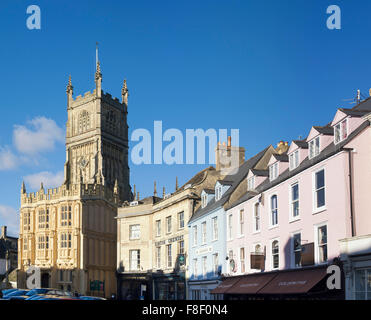 Cirencester High Street. Cotswolds, Gloucestershire, England Stockfoto